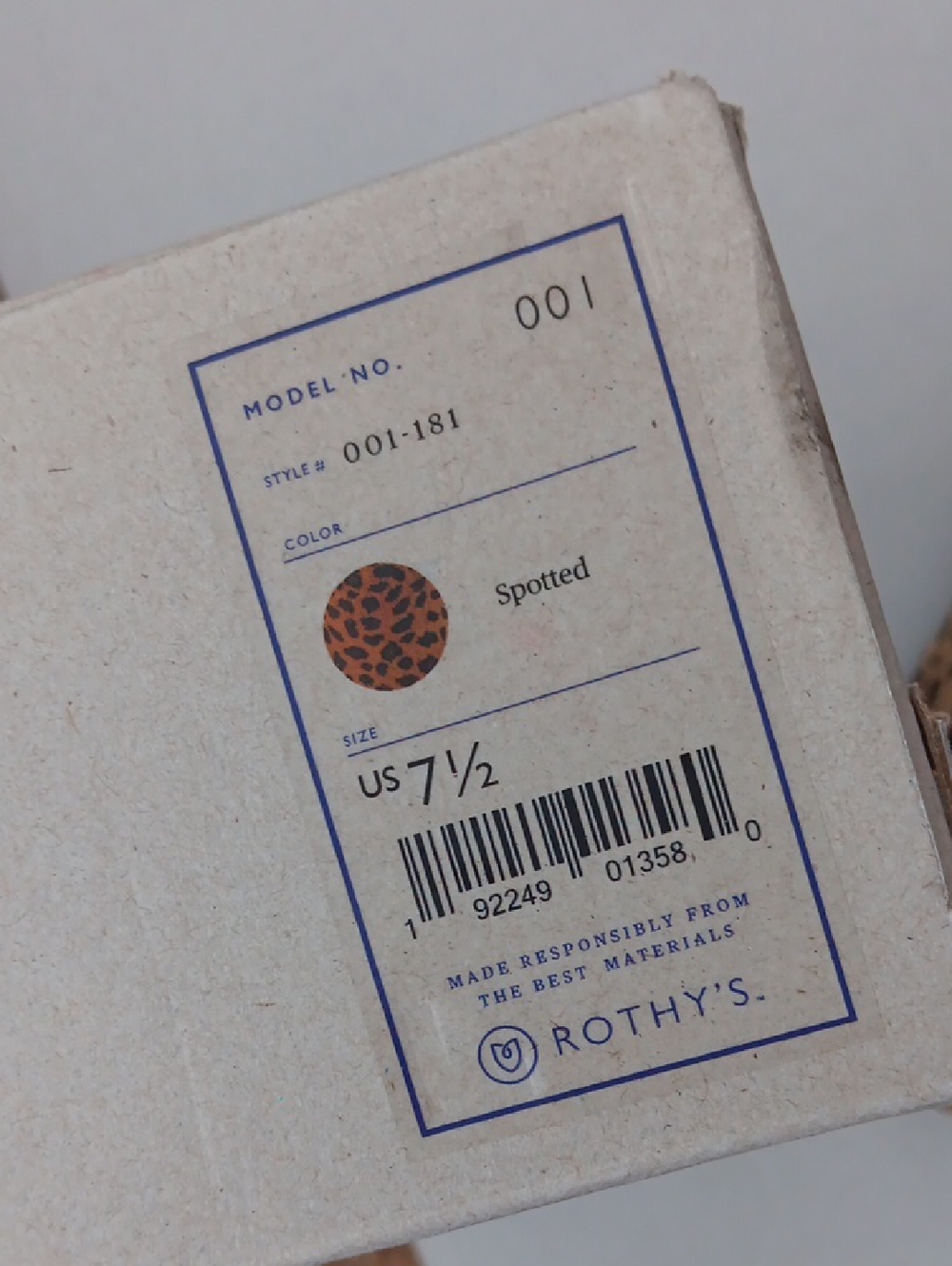 ROTHYS..SPOTTED ROUND TOE..SIZE 7.5 - Picture 2 of 7
